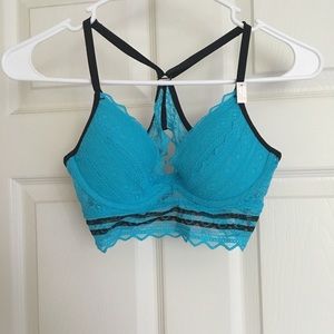 blue NWT PINK VS bra